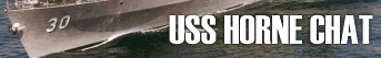 JOIN YOUR SHIPMATES EVERY SUNDAY FOR USS HORNE LIVE CHAT (9PM EASTER, 6PM PACIFIC)